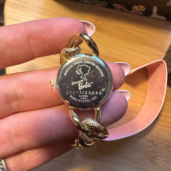 Vintage fossil charming Barbie charm watch. Collectors item. Numbered main image 7